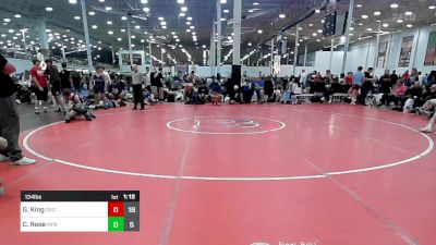 134 lbs Semifinal - Griffin King, Grit Mat Club vs Cole Rose, MPR