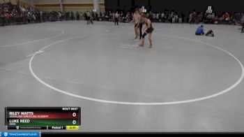 130 lbs Cons. Round 2 - Luke Reed, Iowa vs Riley Watts, Siouxland Wrestling Academy