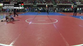 65 lbs Cons. Round 2 - Weston Schafer, Butte Wrestling Club vs Melvin Kjelsrud, Livingston Wrestling Club