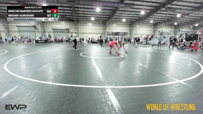 98 lbs Quarterfinal - Krislynn Martinez (Ratliff), Maize Wrestling Club vs Nevaeh Almaguer, Victory Wrestling - Central WA