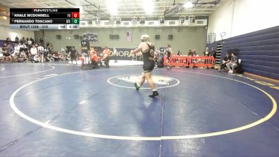 215 lbs Semifinal - Khale McDonnell, Fountain Valley vs Fernando Toscano, Santa Fe