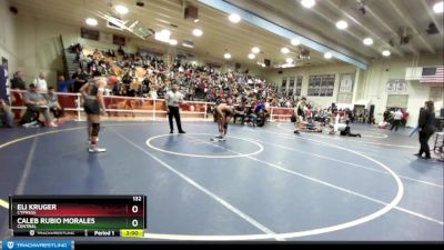 132 lbs Champ. Round 2 - Caleb Rubio Morales, Central vs Eli Kruger, Cypress