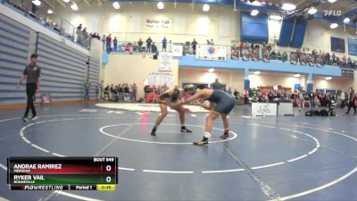 150 lbs Cons. Round 7 - Andrae Ramirez, Meridian vs Ryker Vail, Bonneville