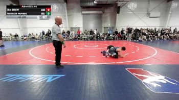 105 lbs Rr Rnd 1 - Ian Shaw, Guerrilla Wrestling Academy MS vs Hudson Pefinis, RWA Black MS