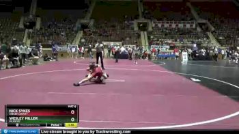 106 lbs Quarterfinal - Nick Sykes, Shelby County vs Wesley Miller, Mcadory