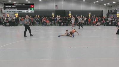 100 lbs 7th Place Match - Jonathan Hall, Gulf Coast Wrestling vs Ethan Spatz