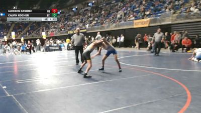 103 lbs Consy 1 - Jackson Kasunic, Oil City vs Calvin Kocher, Mt. Lebanon