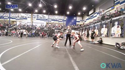 110 lbs Consolation - Luke Opitz, Weatherford Youth Wrestling vs Grayson Moss, Blanchard Wrestling Club