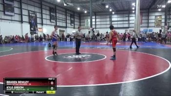 126 lbs Champ. Round 1 - Kyle Gibson, River City Wrestling vs Braden Bewley, Heavy Hitting Hammers