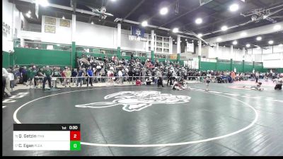 110 lbs Consi Of 16 #2 - Quentin Getzin, Ithaca vs Ciaran Egan, Pleasantville