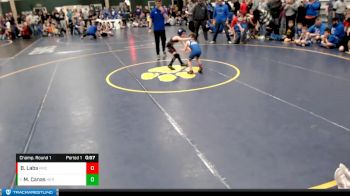 49-54 lbs Champ. Round 1 - Memphis Canas, Hershey vs Barrett Labs, Kearney Catholic Wrestling Clu