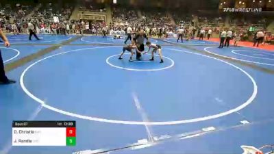 70 lbs Final - Aberic Scott, Glenpool Wrestling vs Trusten Lee Douglas ...