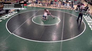 150 lbs Semis & 1st Wb (8 Team) - Peyton Barrick, West Central vs Tristan Stoeser, Harrisburg