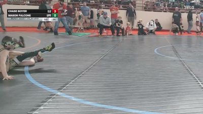 70_B lbs Semifinal - Chase Boyer, Elizabeth-Forward vs Mason Falcone, Upper Merion