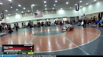 138 lbs Quarterfinal - Aleksandra Bastaic, Highland Wrestling Club vs Kyla Ford, Indiana