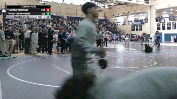 145 lbs Round Of 32 - Asher Anthony, St. Christopher's School vs Weston Borgers, Blair Academy