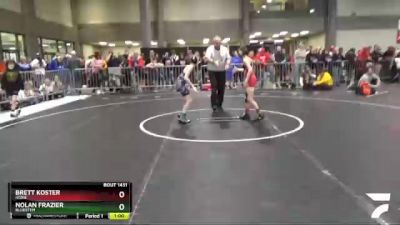 70 lbs Quarterfinal - Brett Koster, Hoxie vs Nolan Frazier, Bluestem