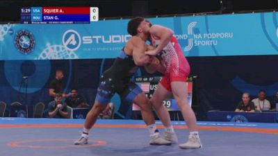 87 kg Final 3-5 - Aidan Squier, United States vs Gabriel Stan, Romania