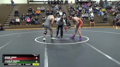 174 lbs Quarterfinal - Jessie Orbin, Waynesburg vs Charlie Mesich, St. Vincent College