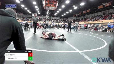 67 lbs 3rd Place - Walker Diaz, Shelton Wrestling Academy vs Caius Moore, Standfast OKC