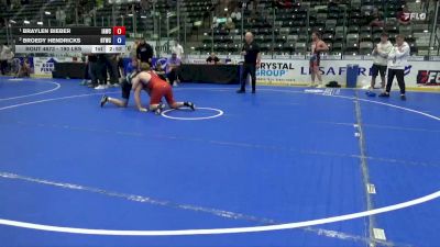 190 lbs 1st Place Match - Braylen Bieber, Immortal Athletics Wrestling Club vs Broedy Hendricks, BTWC