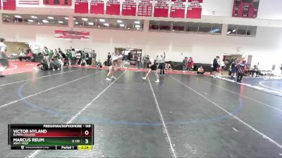 149 lbs Cons. Round 2 - Marcus Reum, Army Prep vs Victor Hyland, Elmira College