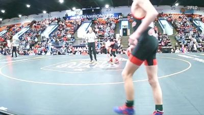 113 lbs Semifinals (8 Team) - John Carter Mc Kay, Lowell vs Max Banas, New Boston Huron