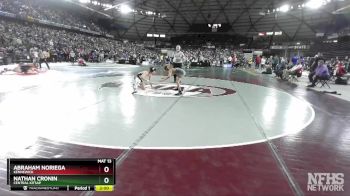 3A 106 lbs Quarterfinal - Abraham Noriega, Kennewick vs Nathan Cronin, Central Kitsap