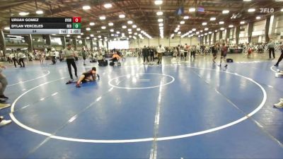 84 lbs Round 5 (3pm Friday) - Dylan Verceles, Rebellion vs Urijah Gomez, Backyard Brawlers