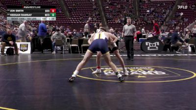 160 lbs First Round - Jon Smith, Oxford Area vs Keegan Ramsay, Notre Dame GP