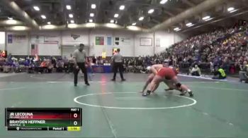 285 lbs Semis & 1st Wrestleback (8 Team) - JR Lecouna, Millard South vs Brayden Heffner, Norfolk