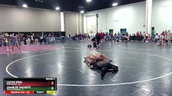 150 lbs Round 5 (8 Team) - Lucas Kral, Iowa Black vs Charles Hackett, Team Delaware