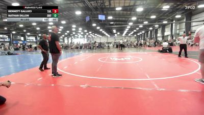 90 lbs Rr Rnd 1 - Bennett Galluci, Taylor Hammers - MS vs Nathan Dillon, Smittys Barn - MS