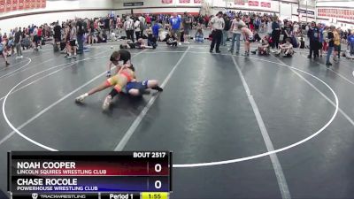 106 lbs Round 2 - Noah Cooper, Lincoln Squires Wrestling Club vs Chase Rocole, Powerhouse Wrestling Club