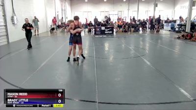 136 lbs Placement Matches (8 Team) - Mason Redd, Utah vs Brady Little, New Jersey