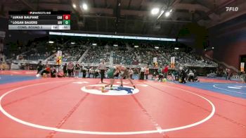 4A-190 lbs Cons. Round 3 - Logan Bauers, Green River vs Lukas Balfanz, Campbell County