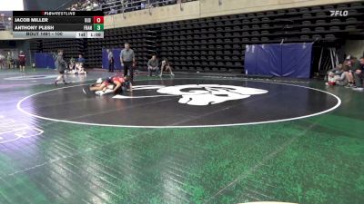 100 lbs Consi-qtrs - Jacob Miller, Old Bridge vs Anthony Plesh, Franklin