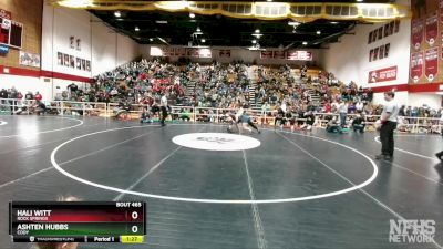 170 lbs Semifinal - Ashten Hubbs, Cody vs Hali Witt, Rock Springs