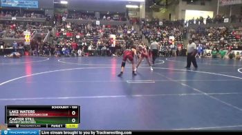 130 lbs Cons. Round 1 - Lake Waters, Odessa Youth Wrestling Club vs Carter Still, Midwest Destroyers