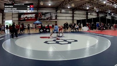 79 kg Champ. Round 1 - Sean Degl, Empire Wrestling Academy vs Dominic Lopez, Southern Illinois Regional Training Center