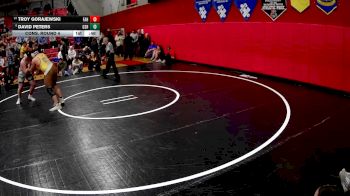 285 lbs Cons. Round 4 - David Peters, Greensburg Salem Hs vs Troy Gorajewski, Freedom Area Hs