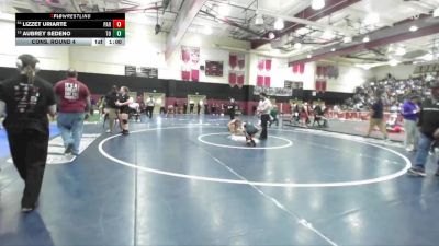 100 lbs Cons. Round 4 - Aubrey Sedeno, Thousand Oaks vs Lizzet Uriarte, Paramount