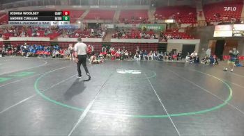 138 lbs Round 4 - Placement (4 Team) - Andres Cuellar, Northwest Eaton vs Joshua Woolsey, Conroe Caney Creek