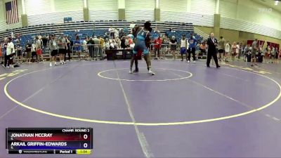 157 lbs Champ. Round 2 - Jonathan McCray, IL vs Arkail Griffin-Edwards, IL