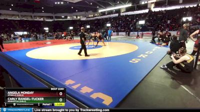 Girls 140 lbs Quarterfinal - Carly Rangel-Tucker, Hermiston (Girls) vs Angela Monday, Othello (Girls)