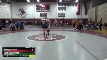 220 lbs Cons. Round 5 - Jordan Nodarse, Rancho Bernardo vs Rodney Alger, Chaparral