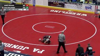 103 lbs Consi Of 16 #2 - James Brooks, Brookville vs Cole Bollinger, Cocalico