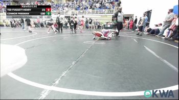 84 lbs Quarterfinal - Ted Fuggett-Henry, Comanche Takedown Club vs Connor Freeman, Cowboy Wrestling Club