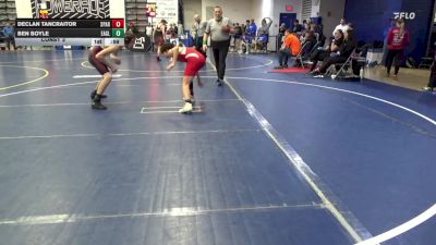 130 lbs Consy 3 - Declan Tancraitor, Spartan W.C. vs Ben Boyle, Eagle W.C.