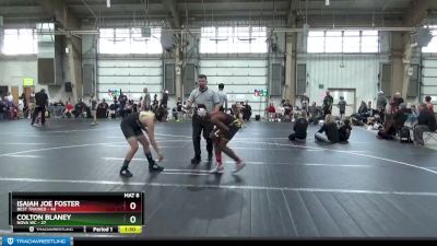 130 lbs Round 2 - Isaiah Joe Foster, Best Trained vs Colton Blaney, NOVA WC